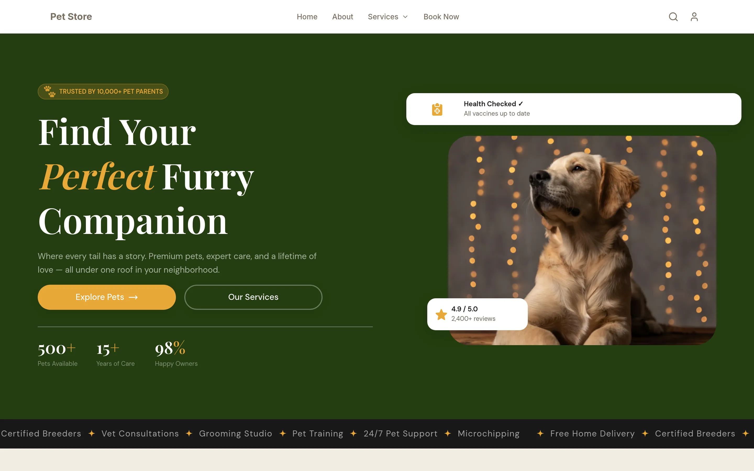 Pet Store preview